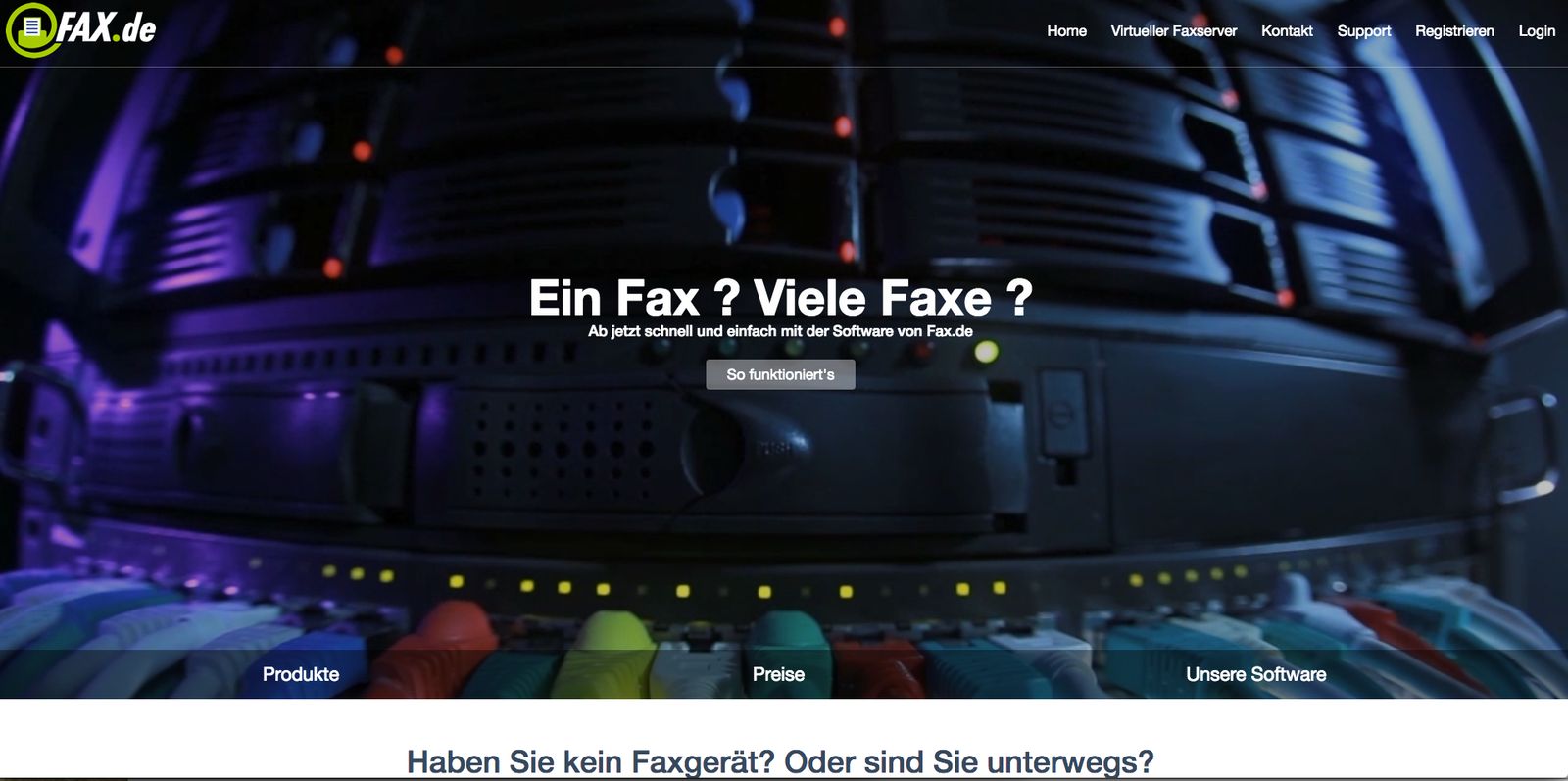 Onlinefax bei Fax de