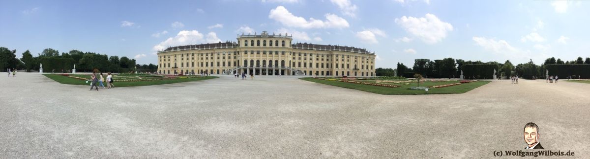 Wien Schloss Schoenbrunn Panorama