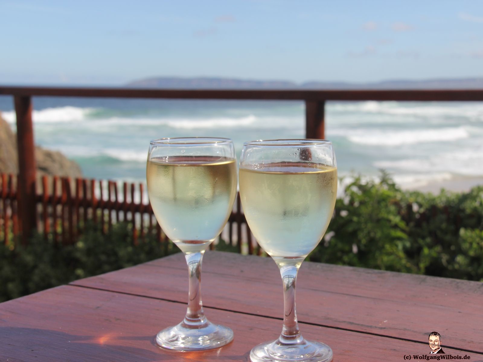 Ristorante Enricos Plettenberg Bay Keurboomstrand Weisswein white wine