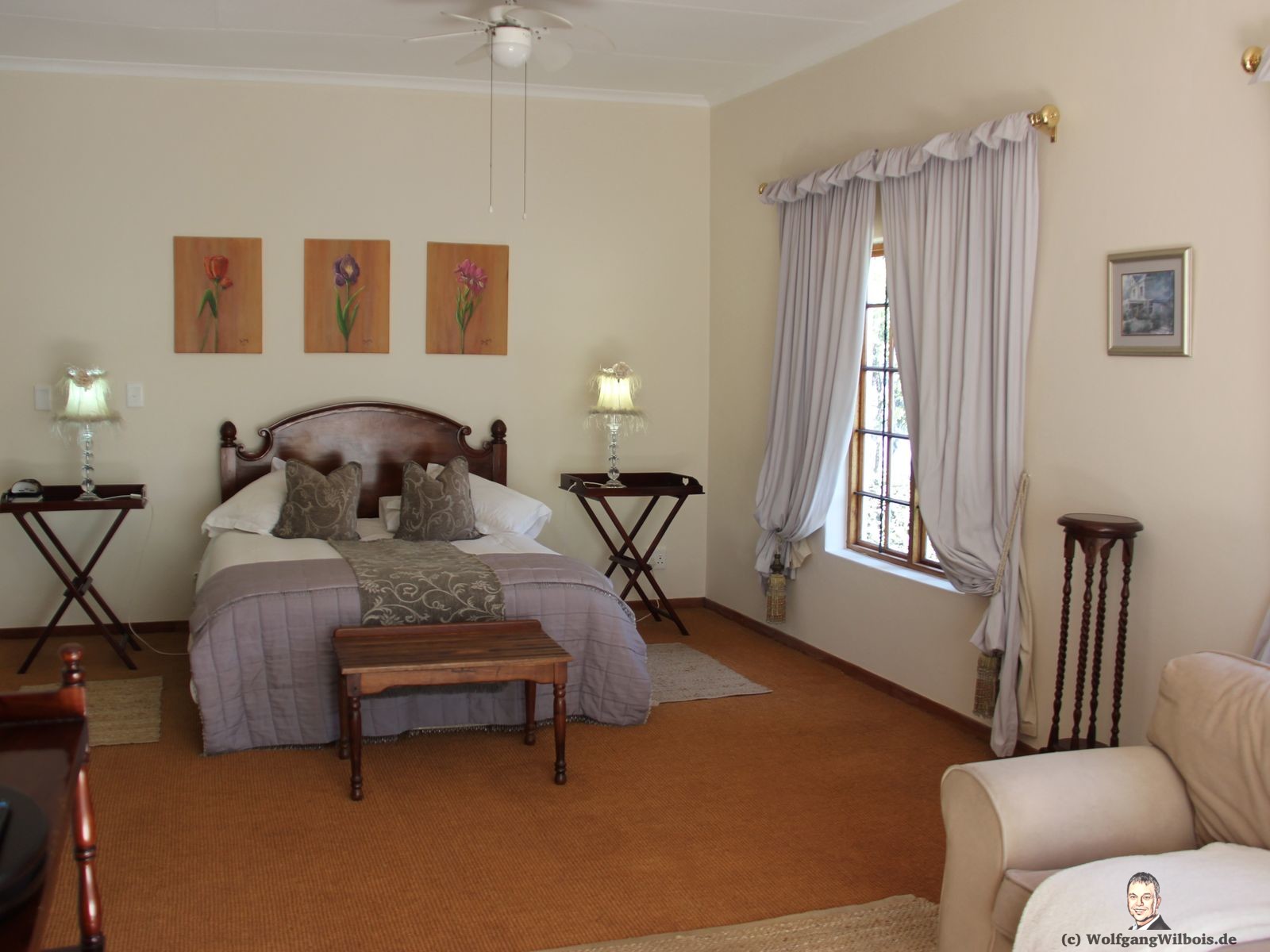 Brooks Cottage Pretoria Schlafzimmer