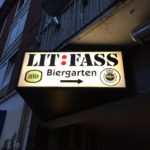 Litfass Kneipe im Südviertel in Münster