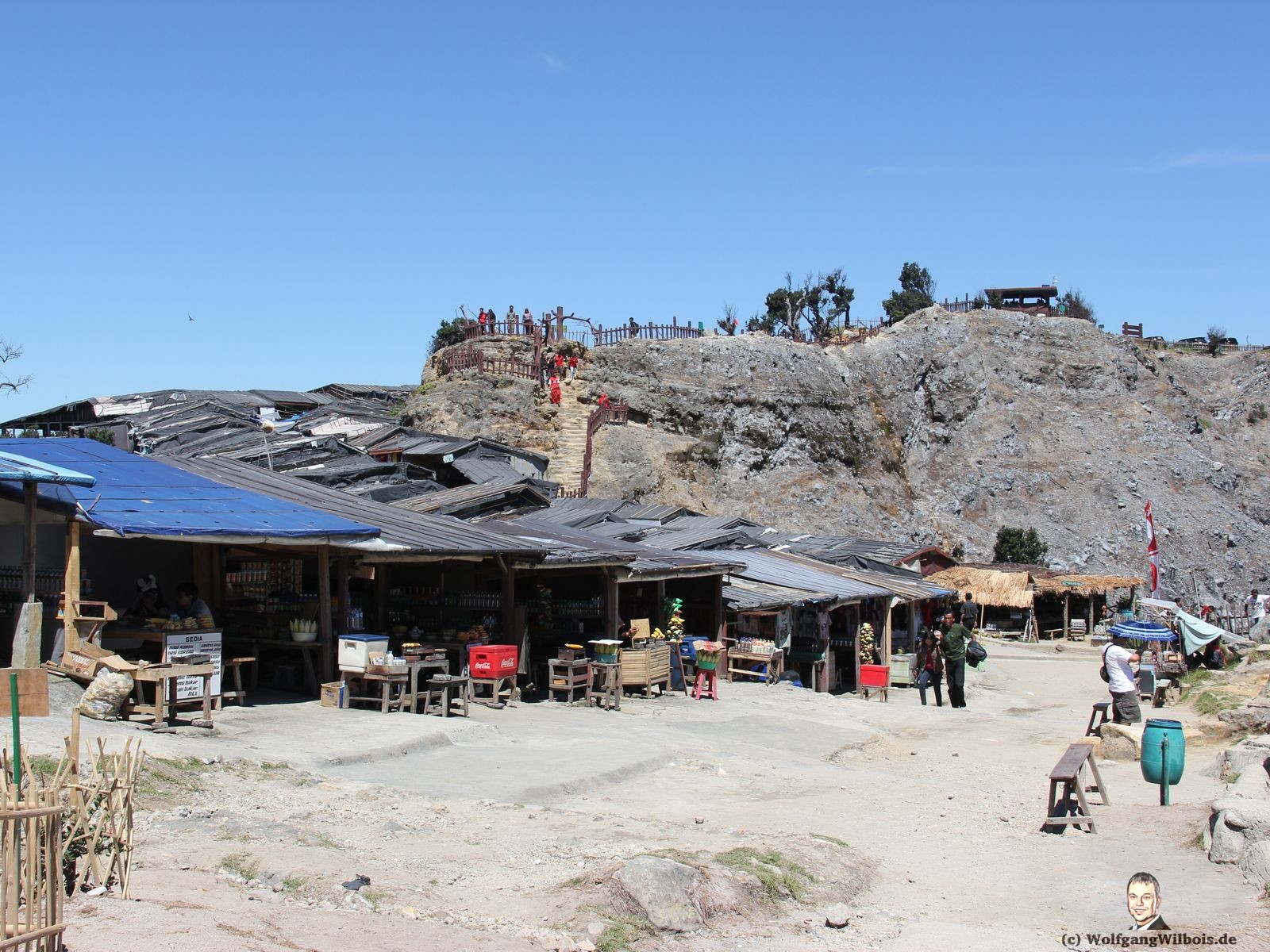 Vulkan Tangkuban Perahu Bandung Indonesien