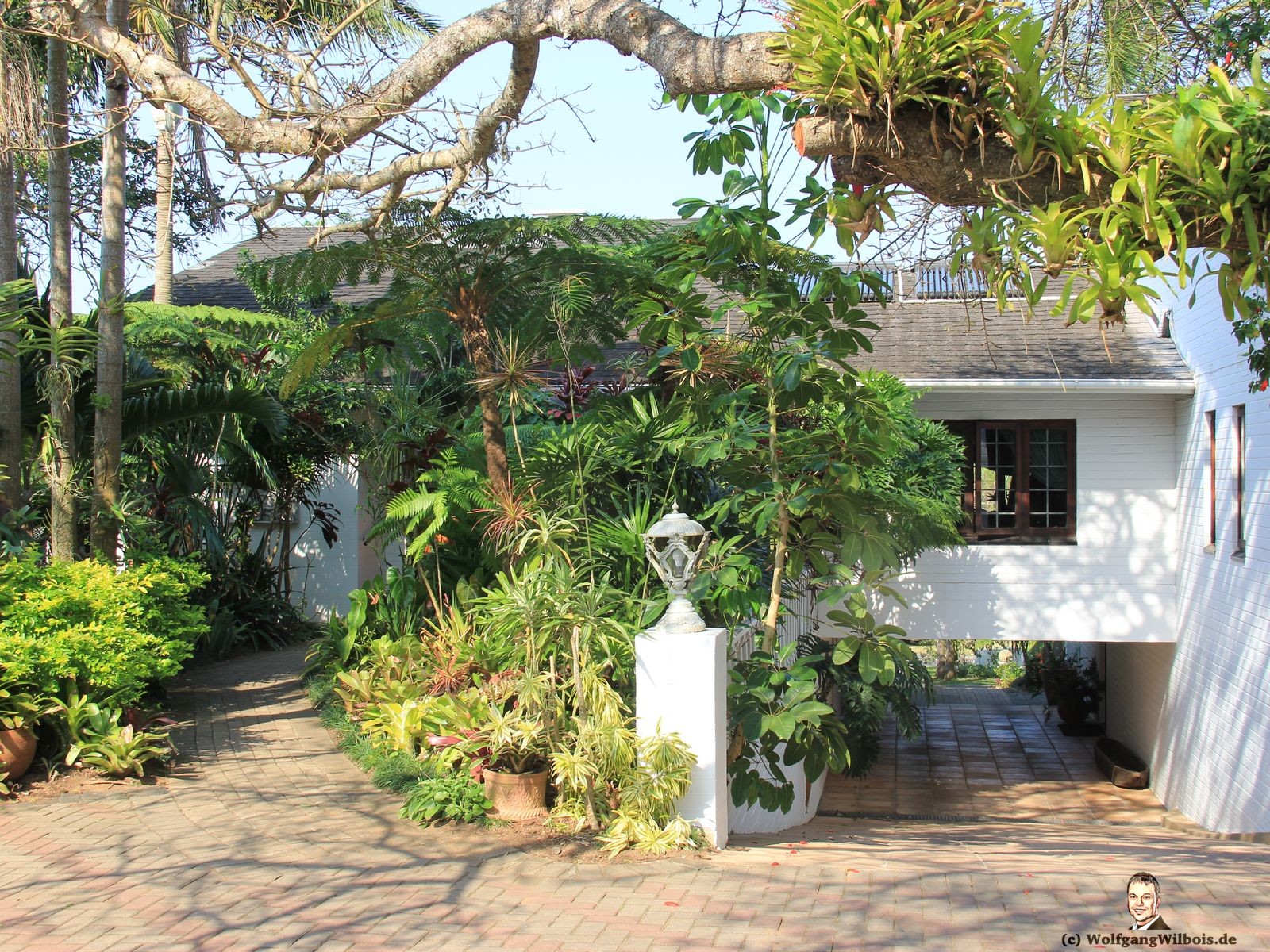 St. Lucia Wetlands Guesthouse Auffahrt