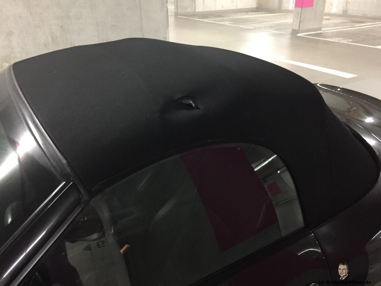 Cabrioverdeck Vandalismus BMW Z4