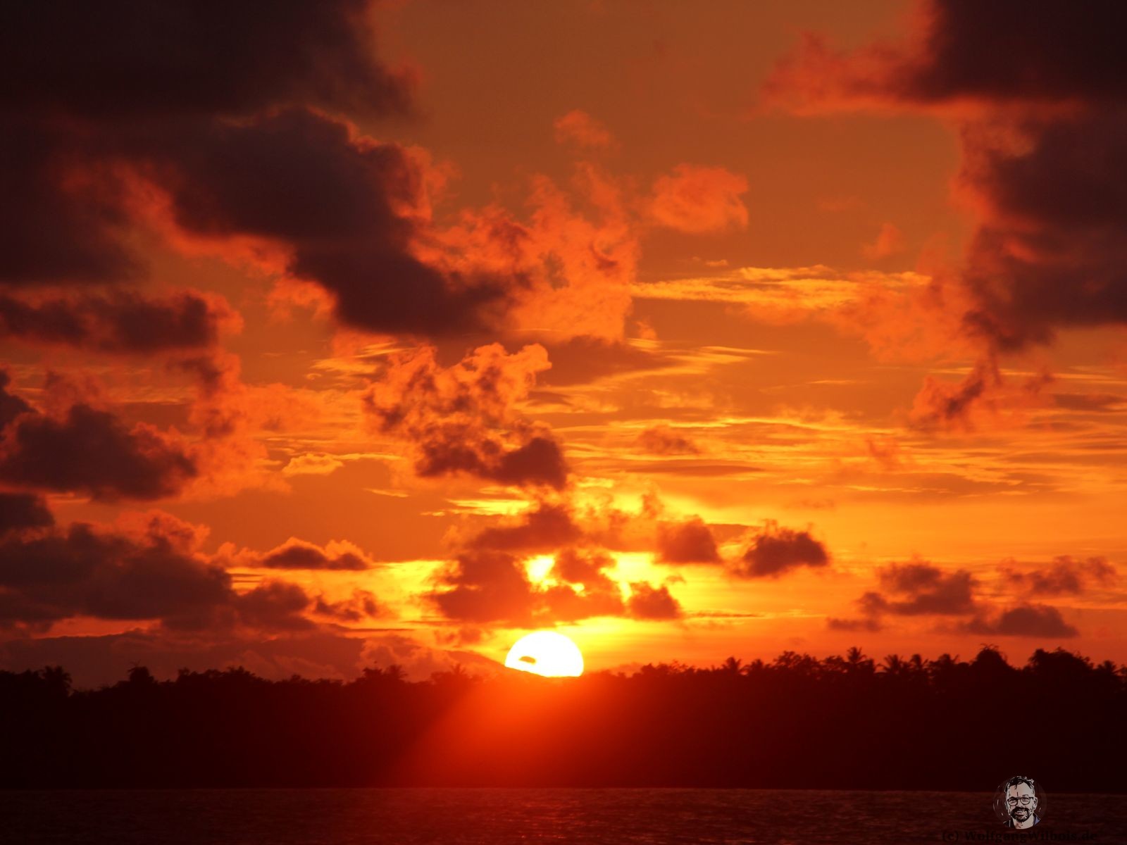 Backpacking Borneo Santubong Nationalpark Sonnenuntergang