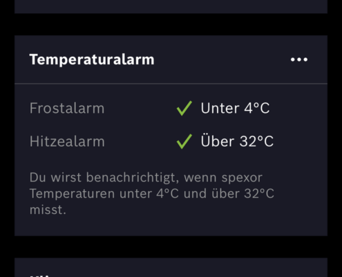 Spexor Temperaturalarm