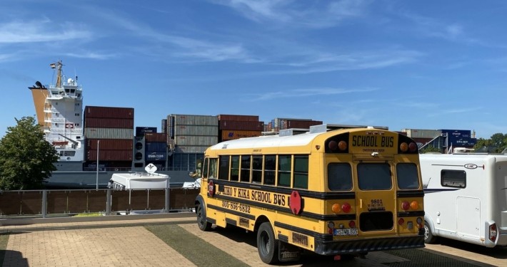 Wohnmobil Stellplatz Wohnmobilhafen Kanal Cafe NOK